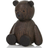 Lucie Kaas Teddy Bear Smoked Oak Prydnadsfigur 9cm