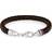 Tommy Hilfiger Iconic Braided Bracelet - Silver/Brown