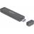 DeLock M.2 NVME PCIe SSD or SATA SSD with USB 10 Gbps Type-A male - M.2 - M.2 NVMe Card / SATA 6Gb/s - USB 3.2 (Gen 2) - gray
