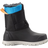 Quechua Kid's Warm Waterproof Snow Hiking Boots - Deep Cyan/Carbon Grey