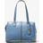 Michael Kors Astor Large Studded Leather Tote Bag - French Blue