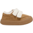 Shein Cozy Cub Boys' Camel-colored Fashionable Design Warm & Comfortable Fleece Sports Shoes With Closure