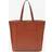 Adax Portofino Shopper Line Bag - Brown