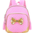 AnyuA Cute Nursery Bow School Bag Backpack - Pink