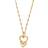 ChloBo Interlocking Love Heart Necklace - Gold