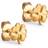 ENAMEL Copenhagen Organic Clover Earplugs - Gold