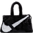 Nike Sportswear Faux Fur Tote Bag - Black/White