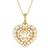 Swarovski Hyperbola Pendant Necklace - Gold/Pearl/Transparent
