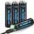 Rechargeable Usb Batteries AA 3000mWh 4-pack