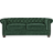 SoffaDirekt Windsor Velvet Green Soffa 200cm 3-sits