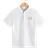Shein Boys Antler Embroidery Button Half Placket Polo Shirt