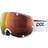 POC Lobes Clarity Ski Goggles - Hydrogen White/Spectris Orange