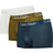 Calvin Klein Modern Structure Trunks 3-pack - Multicolored