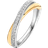 Ti Sento Ring - Silver/Gold/Transparent