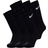 Nike Little Kid's Dri-Fit Performance Basics Crew Socks - Black (UN0019-023)