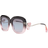 Vivienne Westwood Squared Frame Sunglasses Black/Pink