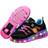 Kirin-1 Kid's Light Up Roller Skates - Pink Single Wheel