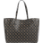 Guess Vikky Shopping Bag - Dark Brown