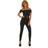 Fun Shack Womens Black 50s Movie Sweetheart Catsuit Iconic Jumpsuit