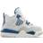Nike Air Jordan 4 Retro Industrial Blue TD - Off White/Neutral Grey/Military Blue