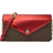 Michael Kors Jet Set Travel Small Signature Logo Clutch Crossbody Bag - Crimson