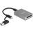 DeLock USB Type-C™ Card Reader in aluminium enclosure for CFexpress or XQD memory cards