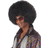 California Costumes Adults Afro & Sideburns Wig Black