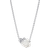 Pandora Bloom Collier Necklace - Silver/White/Transparent