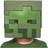 Disguise Minecraft Child Zombie Half Mask