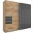 WIMEX Sliding Door Plank Oak Imitation Garderob 225x210cm