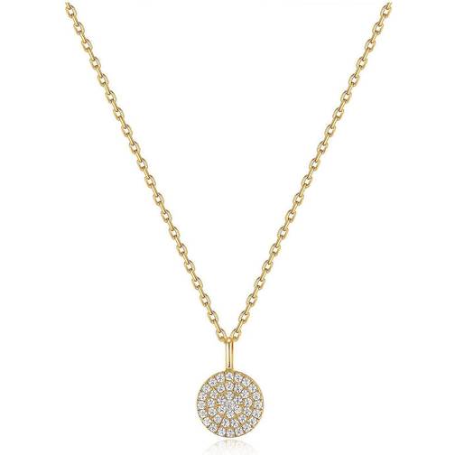 Ania Haie Gold Glam Disc Pendant Necklace N037-03G • Pris