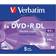 Verbatim DVD+R 8.5GB 8x Jewelcase 5-Pack