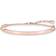 Thomas Sabo Love Bridge Infinity Bracelet - Rose Gold/White