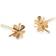 Pernille Corydon Clover Earsticks - Gold