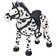 vidaXL Standing Toy Horse Plush