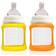 Cherub Colour Change Wide Neck Glass Bottles 150ml 2-pack
