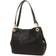 Michael Kors Raven Large Leather Shoulder Bag - Black