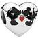 Pandora Disney Mickey & Minnie Kiss Charm - Silver/Black/Red