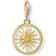 Thomas Sabo Charm Club Sun Small Charm Pendant - Gold/White