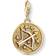 Thomas Sabo Charm Club Zodiac Sign Sagittarius Charm Pendant - Gold/White