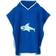 Playshoes Boy's Terry Poncho Shark - Blue (340053)