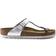 Birkenstock Gizeh Soft Footbed Natural Leather - Metallic Silver