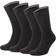 Topeco Plain Bamboo Socks 4-Pack - Black