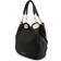 Michael Kors Lillie Large Pebbled Leather Shoulder Bag - Black