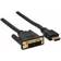 InLine Gold HDMI - DVI-D Single Link 0.5m