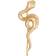 Ole Lynggaard Snakes Earrings - Gold/4 Diamonds