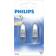 Philips 3.3cm Halogen Lamps 7W G4 2-pack
