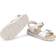 Clarks Kid's Crown Bloom - White Leather