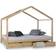 Homestyle4u House Bed Kids Bed Wooden Bed Cot Drawer 90x200cm