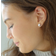 Blomdahl Skin-Friendly Earrings 8mm - Silver/Pearls